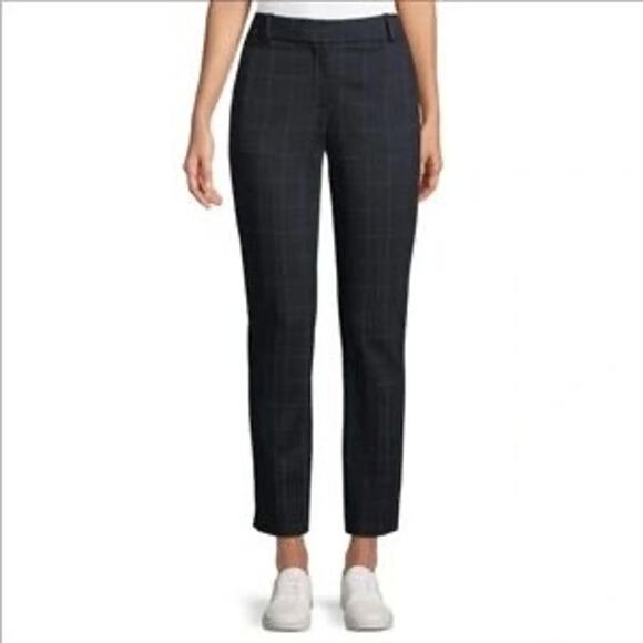 Kut from the Kloth Mia Skinny‎ Ankle Pants Women's Plaid Check Print - Size 6 - Picture 1 of 9